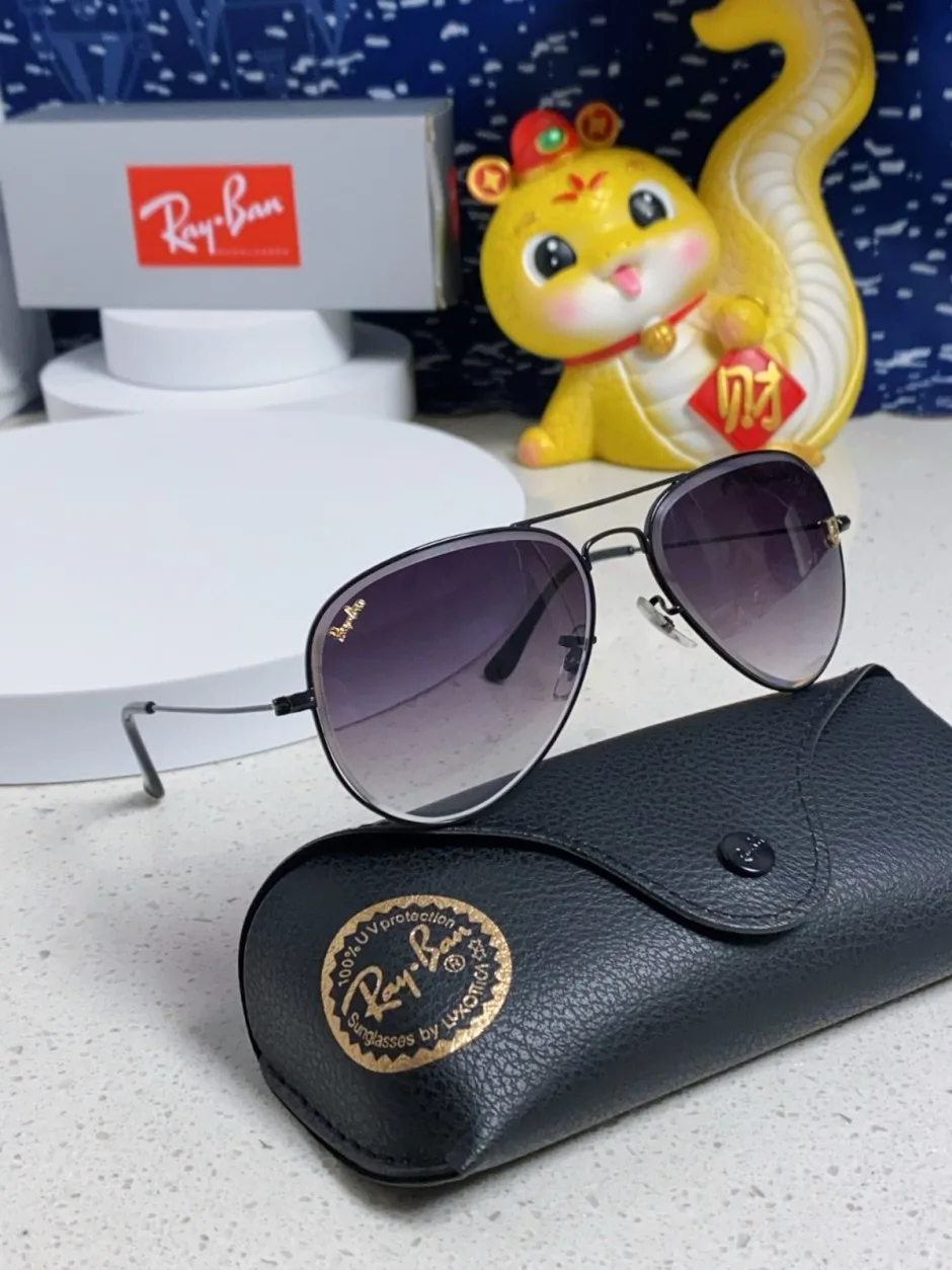 スタイリッシュ ティアドロップ アイウェア レイバン サングラス 偽物 ダブルブリッジ