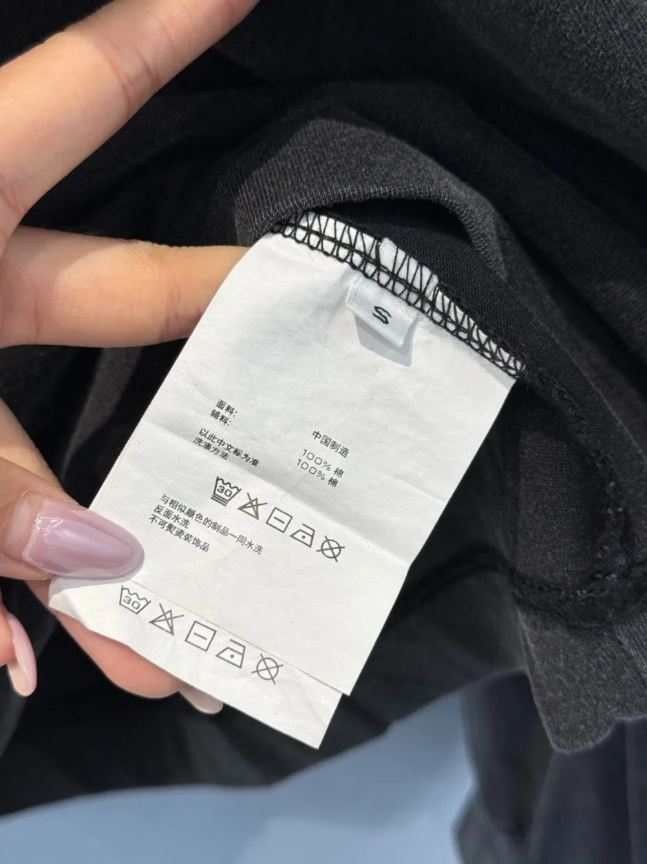 定番 カジュアル アレキサンダーワング Tシャツ コピー コットン 長袖Tシャツ ブラック