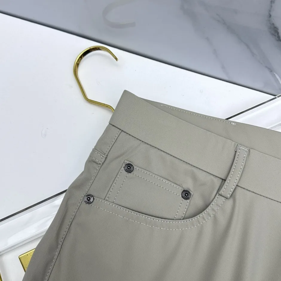 1787125886548249.webp シンプル テーパード チノパンツ エルメネジルド・ゼニア スラックス 偽物 ベージュ