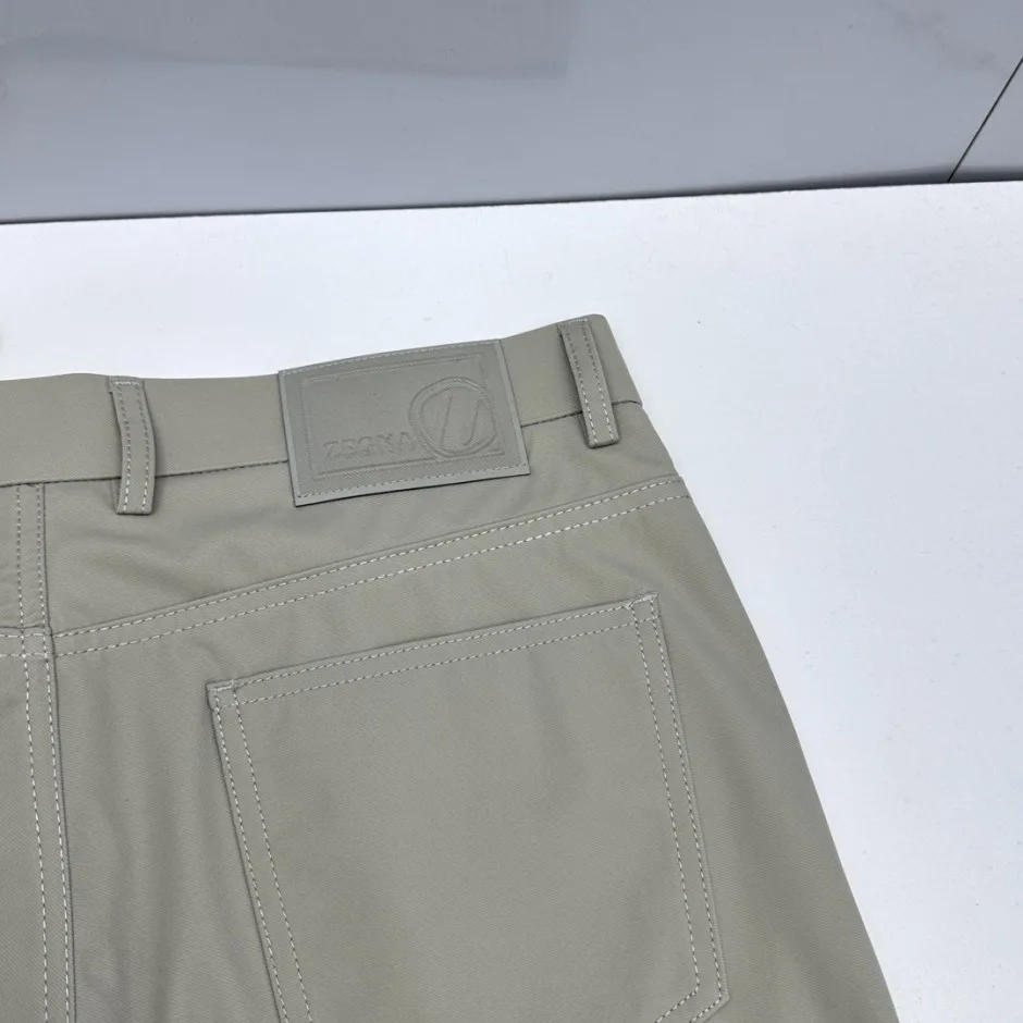 1787125886604979.webp シンプル テーパード チノパンツ エルメネジルド・ゼニア スラックス 偽物 ベージュ
