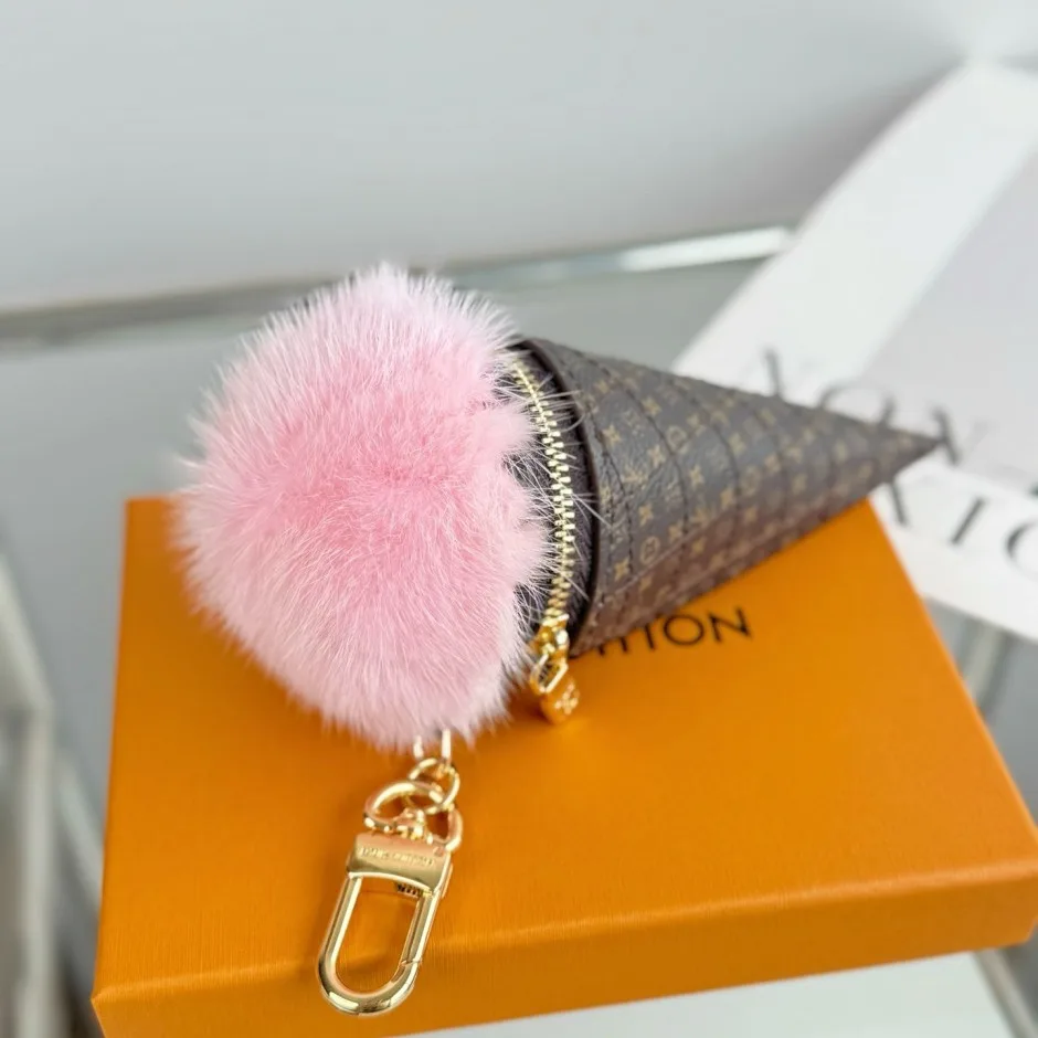 1787201208231313.webp 人気 可愛い ルイ・ヴィトン キーホルダー 偽物 バッグチャーム・LV アイスクリーム
