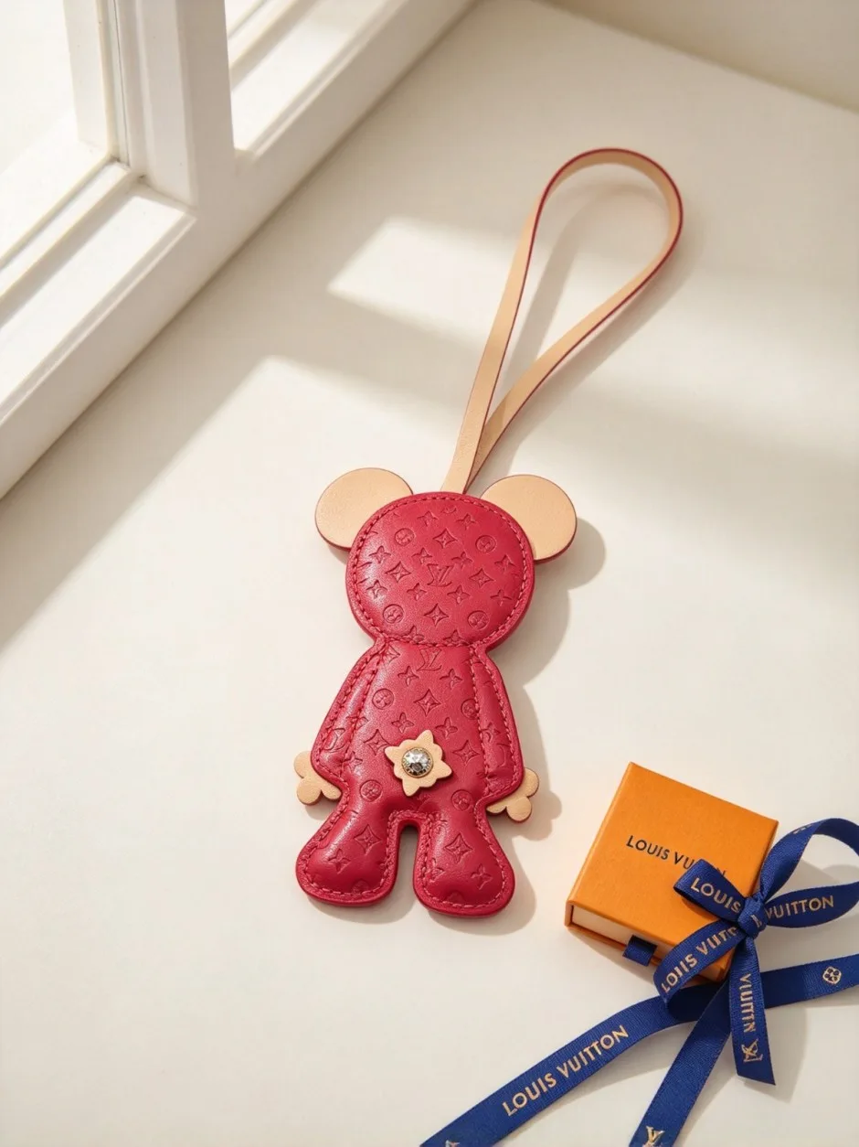 1787204893445254.webp 可愛い おしゃれ ルイ・ヴィトン キーホルダー 偽物 ストラップ・LV ルイ ベア