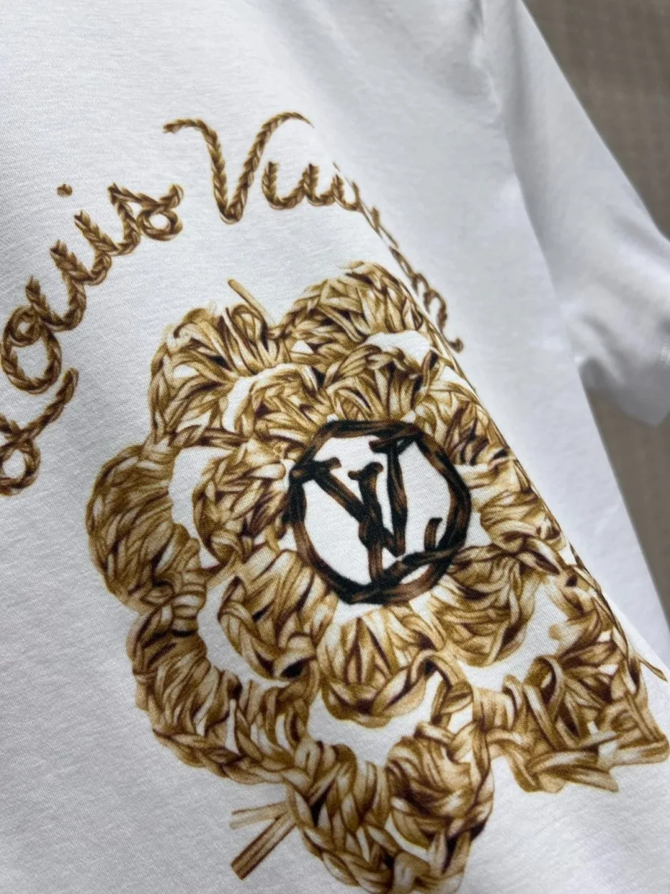 ラフィア フラワー クロップトップ ルイ・ヴィトン Tシャツ コピー 半袖Tシャツ