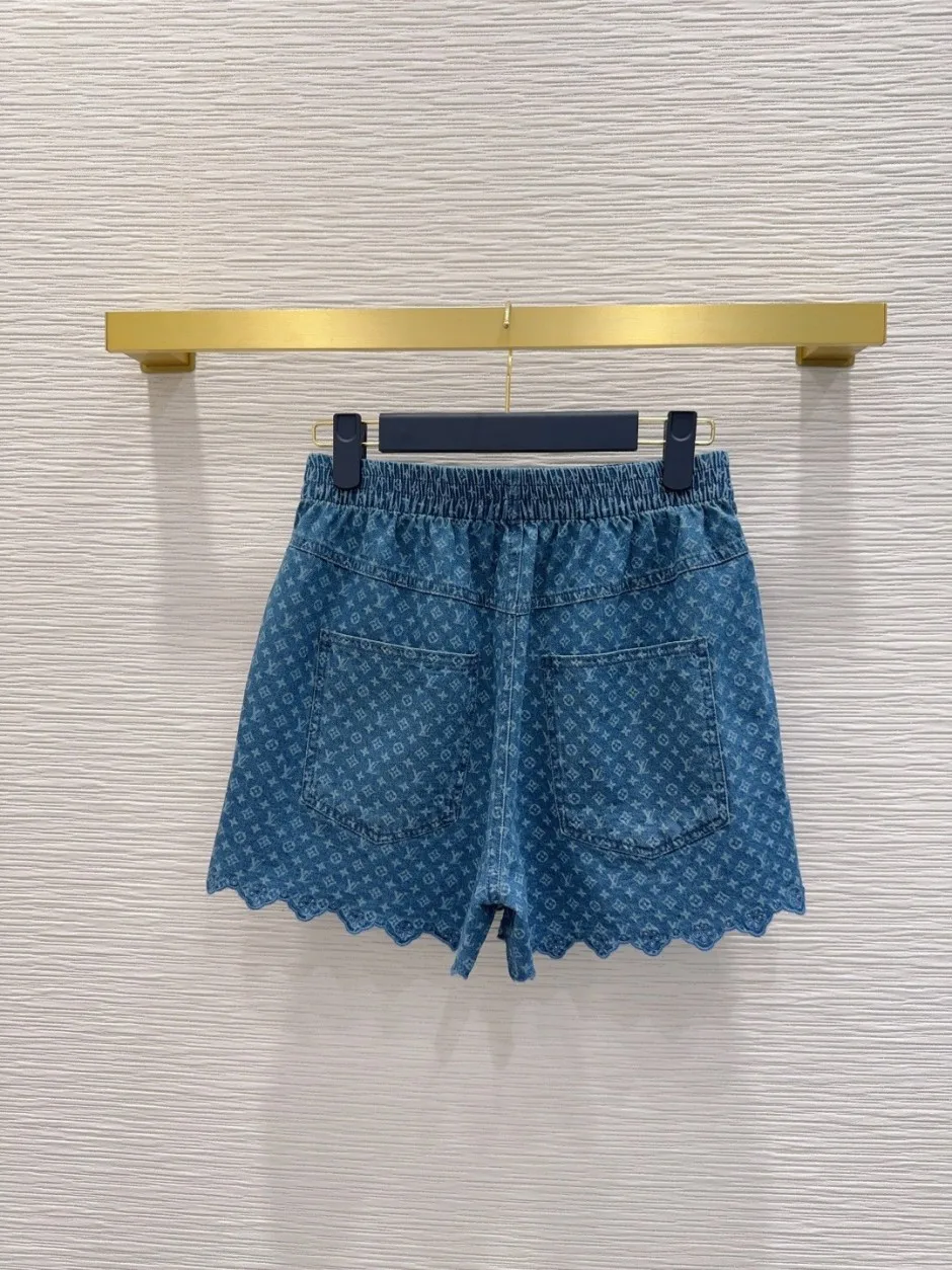 モノグラム･デニム ミニショートパンツ ルイ・ヴィトン パンツ コピー 合わせやすい