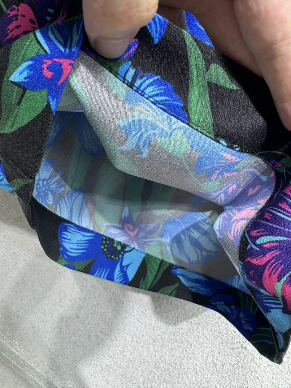 1787455129513891.webp グッチ パンツ 偽物 エレガント ボタニカルプリント レディース ロングパンツ