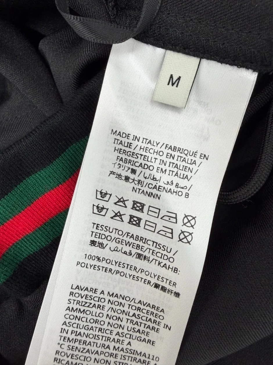 1787467746310027.webp 洗練された ストライプ カジュアルパンツ グッチ パンツ 偽物 ブラック