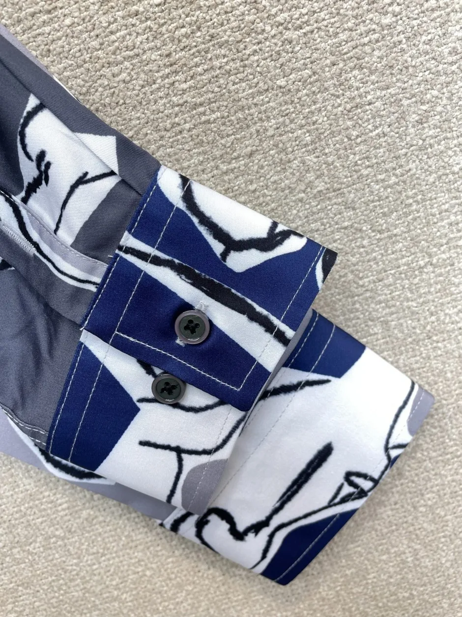 インパクト抜群 エルメス シャツ コピー ホース 総柄 長袖シャツ メンズ トップス