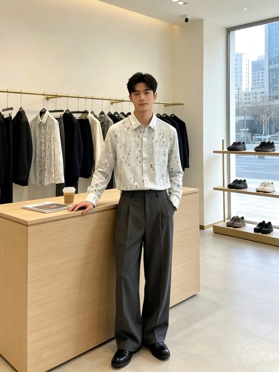 エルメス シャツ コピー カジュアル 総柄プリント ロングスリーブシャツ トップス