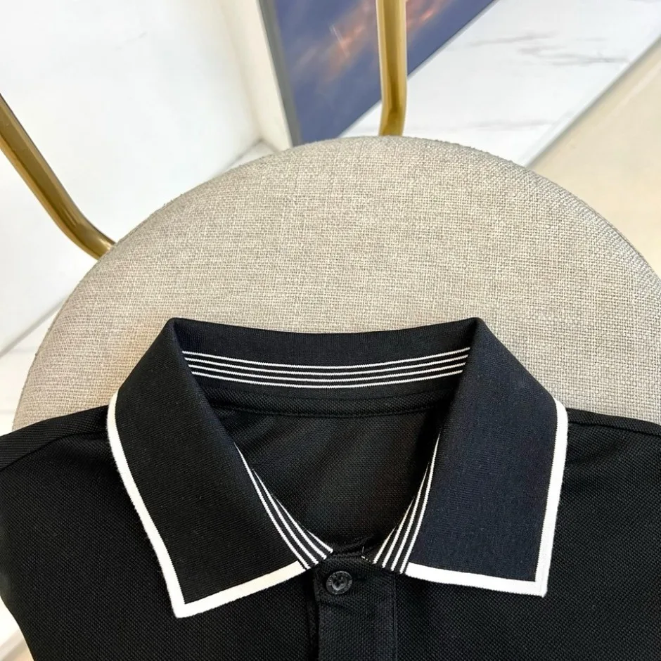 上品 カジュアル エルメス Tシャツ コピー 半袖ポロシャツ ブラック