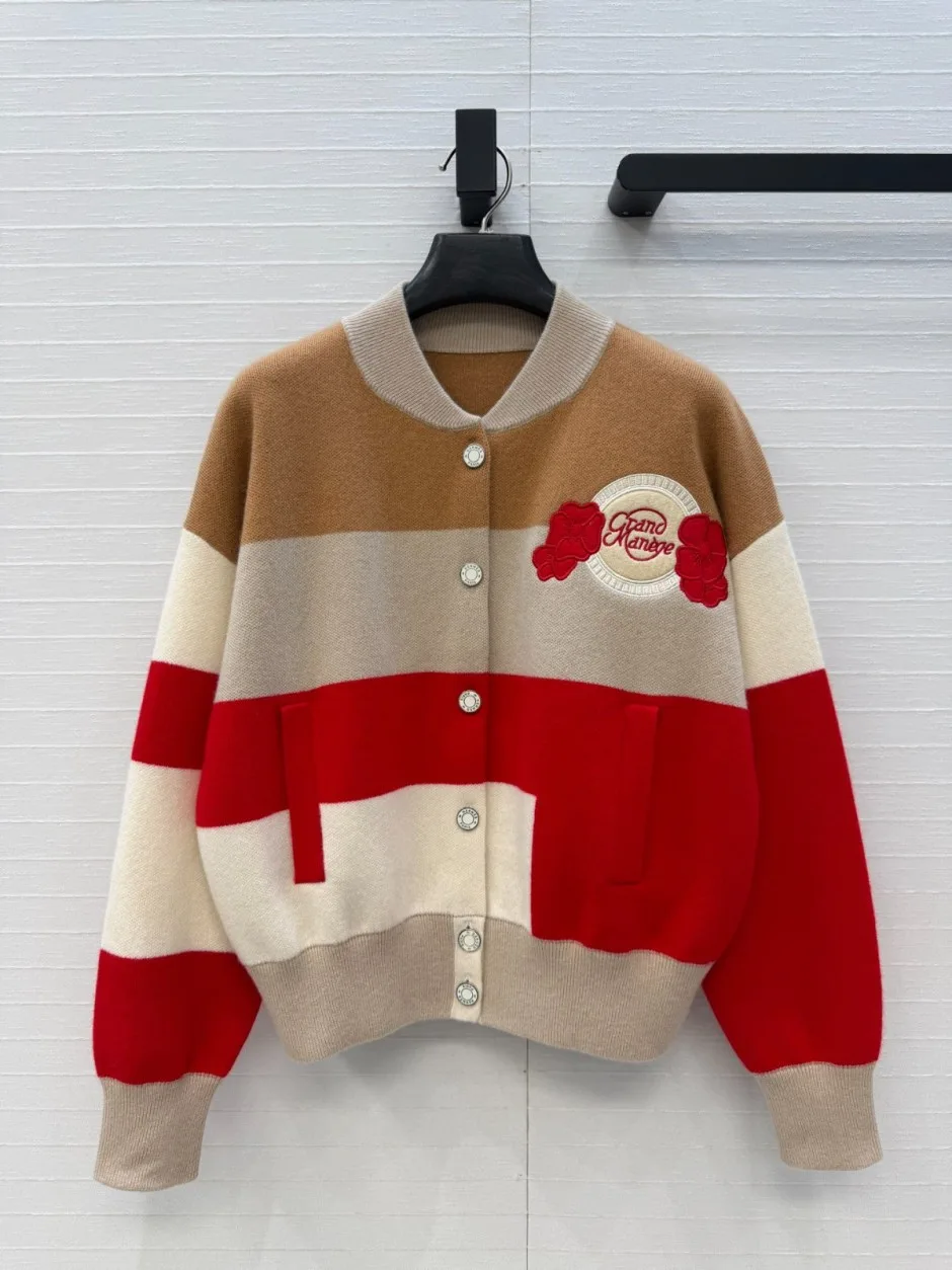1787803220768294.webp 配色 カシミヤ ニットジャケット エルメス ジャケット コピー ブルゾン