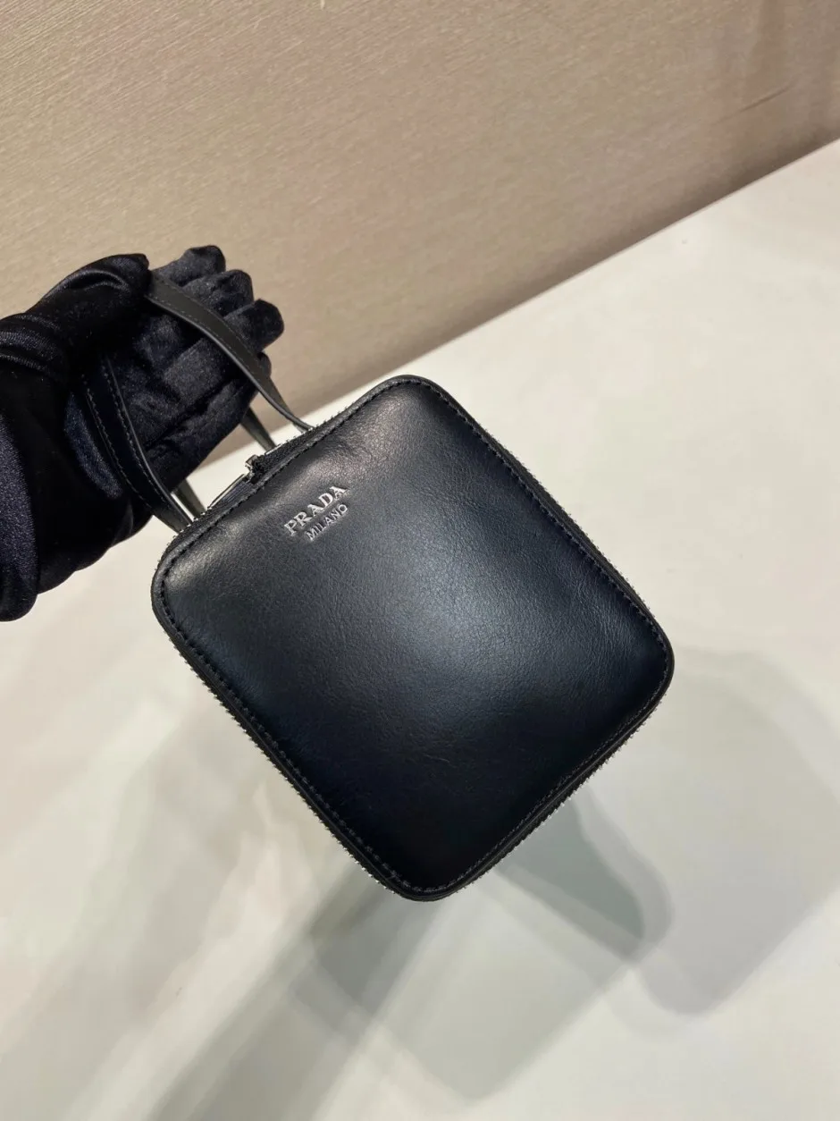 折りたたみ式ミニボストンバッグ プラダ バッグ コピー 1TT348 ブラック