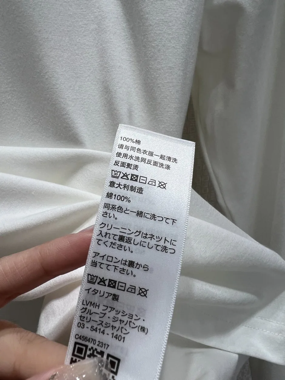 1788407795724223.webp シンプル タートルネック長袖トップス セリーヌ Tシャツ 偽物 コットン ホワイト