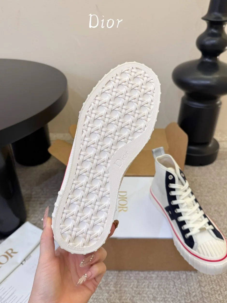 スタイリッシュ カジュアル Dior Hooperハイトップスニーカー ディオール スニーカー コピー