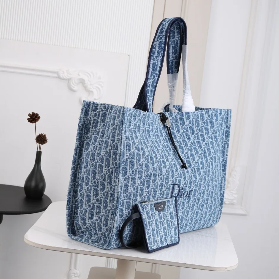 1788528152344158.webp 一目惚れ♪Dioriviera Spongy Book Tote バッグ ラージ クリスチャン・ディオール コピー