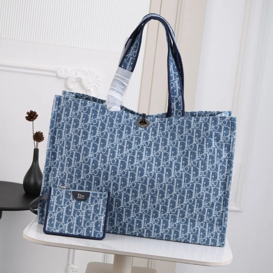 1788528153116721.webp 一目惚れ♪Dioriviera Spongy Book Tote バッグ ラージ クリスチャン・ディオール コピー