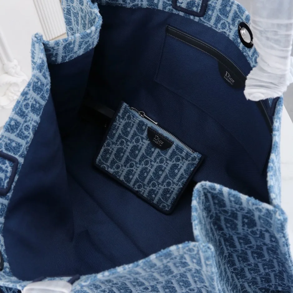 1788528156239860.webp 一目惚れ♪Dioriviera Spongy Book Tote バッグ ラージ クリスチャン・ディオール コピー