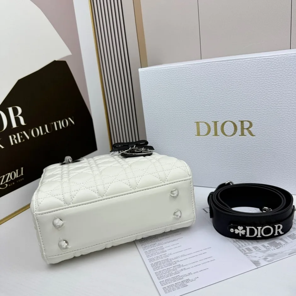1788585527123473.webp Lady Dior ストラップ付き バッグ スモール クリスチャン・ディオール コピー バイカラー