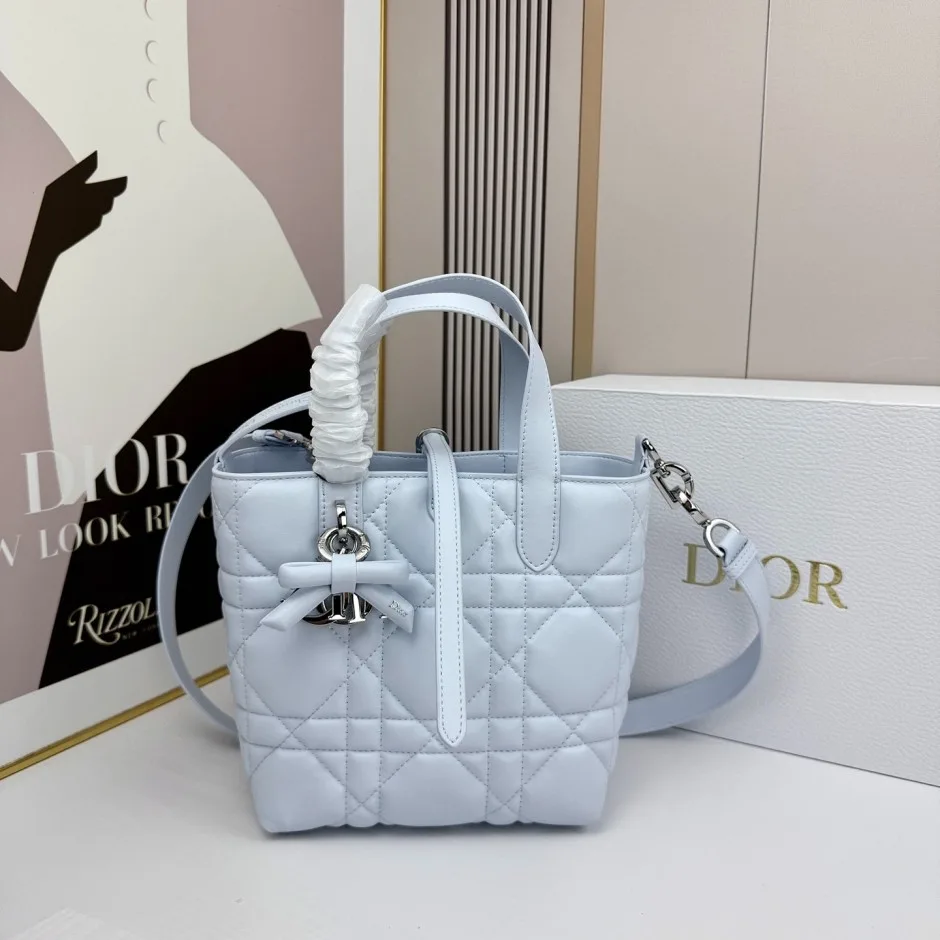1788588939335517.webp フェミニン Dior Toujours スモール ハンドバッグ クリスチャン・ディオール コピー ライトブルー
