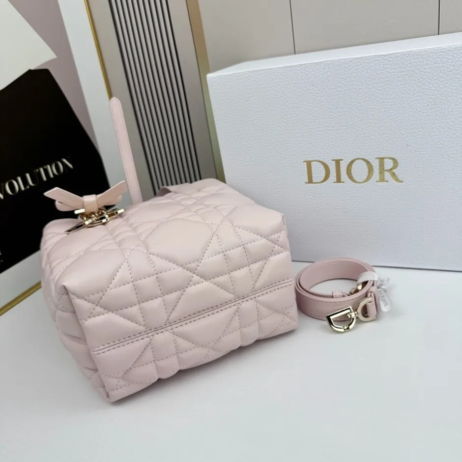 1788589080522136.webp フェミニン Dior Toujours スモール ハンドバッグ クリスチャン・ディオール コピー ピンク