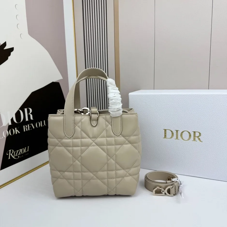 1788589799320287.webp 人気 クラシック クリスチャン・ディオール コピー Dior Toujours スモール ハンドバッグ アイボリー