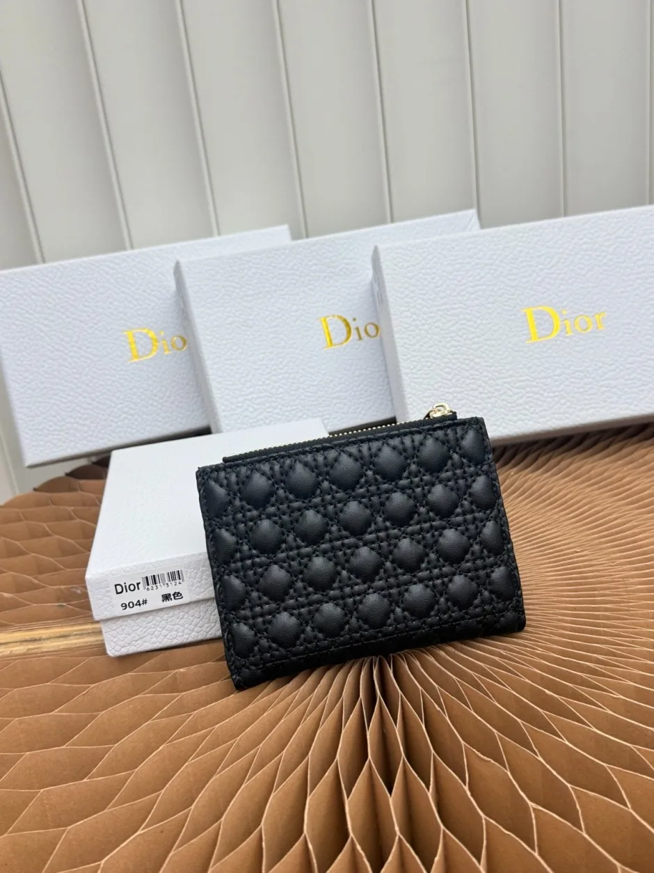 Baby Bow Begonia ウォレット クリスチャン・ディオール 財布 コピー ブラック