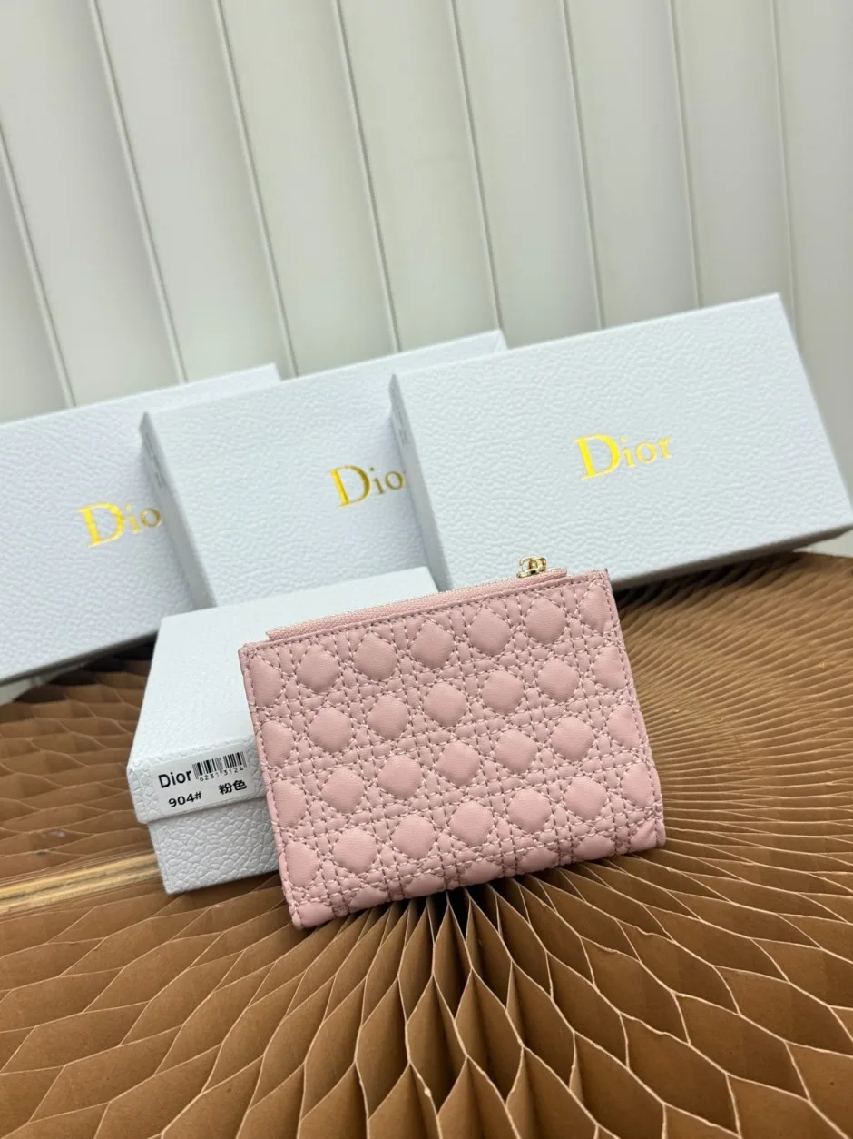 Baby Bow Begonia ウォレット クリスチャン・ディオール 財布 コピー ピンク
