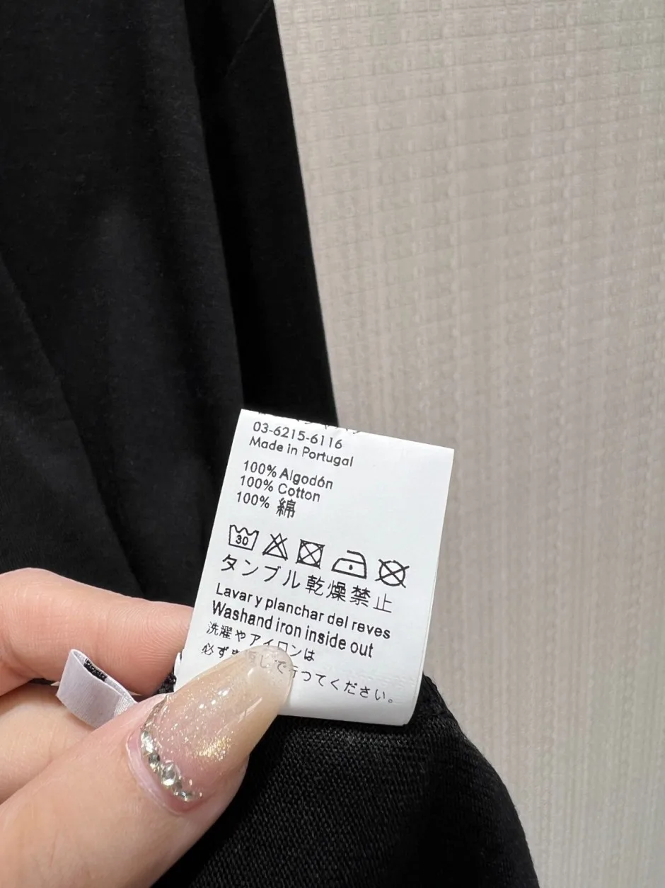 1789458824564043.webp カジュアル ロゴ 長袖Tシャツ ロエベ Tシャツ 偽物 合わせやすい ブラック
