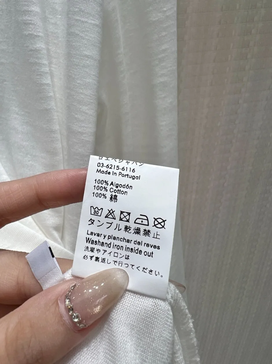 1789459027124846.webp カジュアル ロゴ 長袖Tシャツ ロエベ Tシャツ 偽物 合わせやすい ホワイト