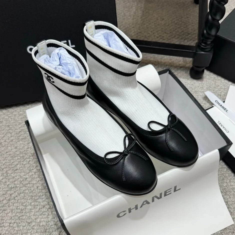 トレンド感抜群 ソックス スニーカーバレリーナ シャネル シューズ