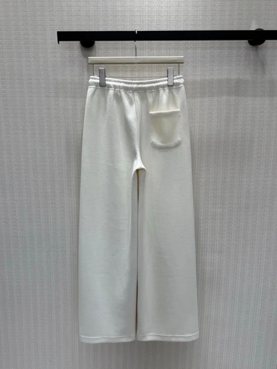 1789800431592443.webp 洗練された 可愛い リボン ワイドレッグパンツ シャネル パンツ コピー ホワイト