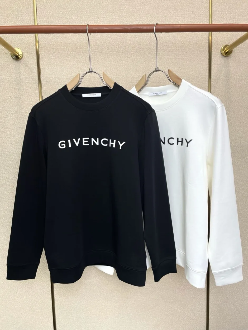 1790062117794091.webp 定番 カジュアル スウェットシャツ ジバンシィ 長袖Tシャツ コピー クルーネック
